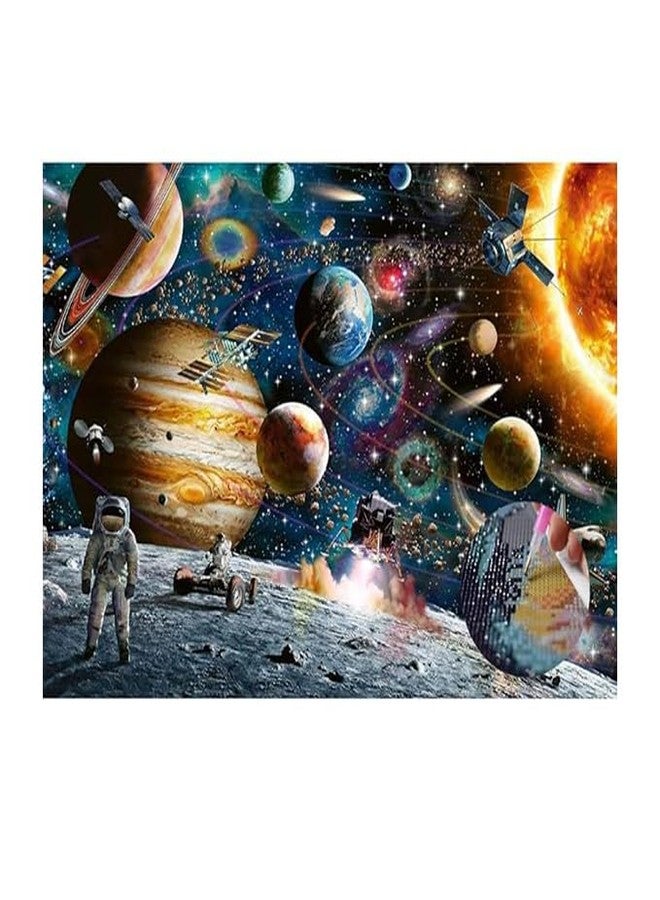 DIAMOND CRAFTZ Diamond Painting Kits, 5D Diamond Paint for Adults and Kids with Diamond Art Painting Kits, Perfect for Home Decoration and Room Wall Decor (35x40cm)-Space - Image 1